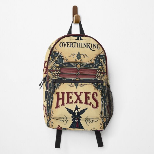 Artikelvorschau, Hexes and Overthinking | Witch Anxiety Humor Gothic Grimoire Journal Gift entworfen und verkauft von Antik by Schulz.