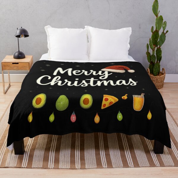 Item preview, Merry Christmas with Guava, Avocado & Pizza Holiday Lights designed and sold by annenambiro.
