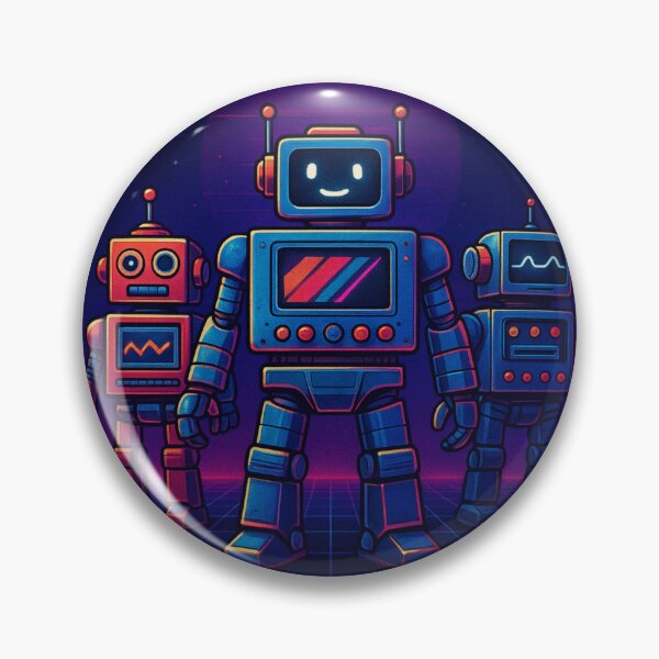 Item preview, Retro Bots Universe designed and sold by TendenciaImpressa.