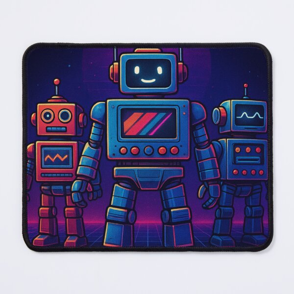 Item preview, Retro Bots Universe designed and sold by TendenciaImpressa.