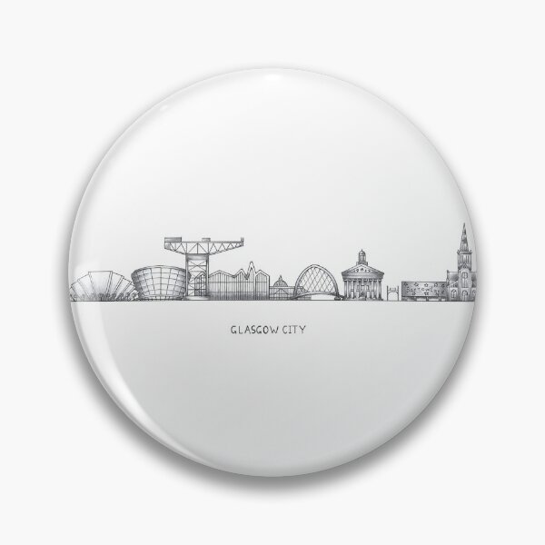 Item preview, Glasgow Cityscape Handmade Unique Artwork Scotland Famous Places designed and sold by Arniesart85.