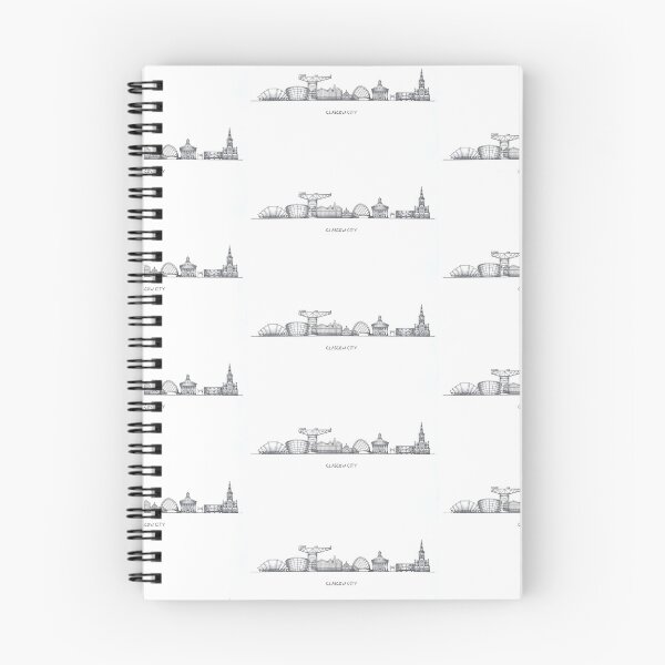 Item preview, Glasgow Cityscape Handmade Unique Artwork Scotland Famous Places designed and sold by Arniesart85.