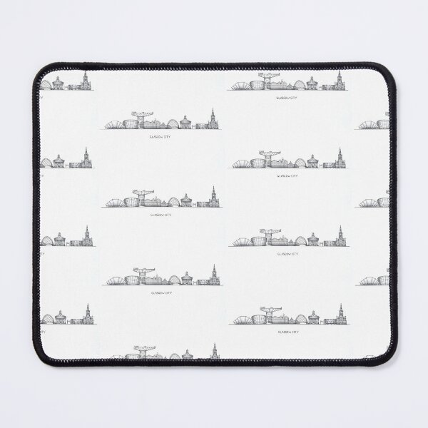 Item preview, Glasgow Cityscape Handmade Unique Artwork Scotland Famous Places designed and sold by Arniesart85.