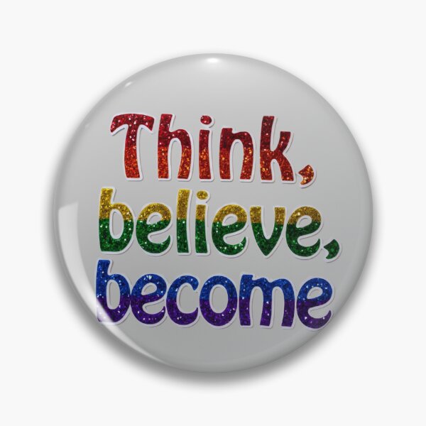 Item preview, Think, belive, become designed and sold by Kat's Design Hub.