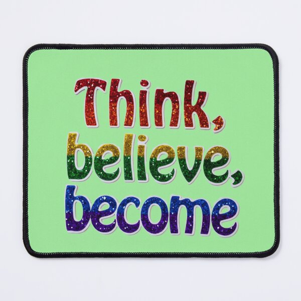Item preview, Think, belive, become designed and sold by Kat's Design Hub.