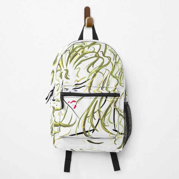 Item preview, Abstract Woman Portrait Curly Hair | Digital Sketch Olive Green Yellow Minimalist Art designed and sold by Keltoi-art.