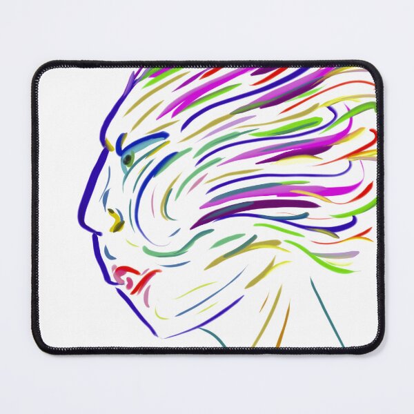 Item preview, Energetic Multicolored Portrait | Color Explosion Human Face Digital Painting designed and sold by Keltoi-art.