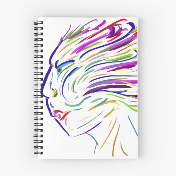 Item preview, Energetic Multicolored Portrait | Color Explosion Human Face Digital Painting designed and sold by Keltoi-art.