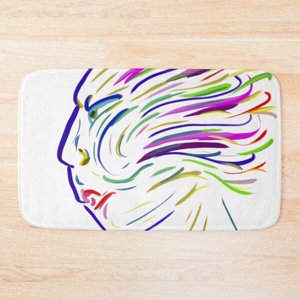 Item preview, Energetic Multicolored Portrait | Color Explosion Human Face Digital Painting designed and sold by Keltoi-art.