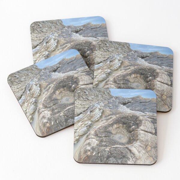 Item preview, Intricate Circular Rock Pool Formation on Rocky Coast designed and sold by Greysline.