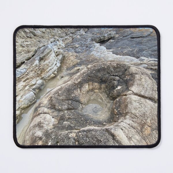 Item preview, Intricate Circular Rock Pool Formation on Rocky Coast designed and sold by Greysline.