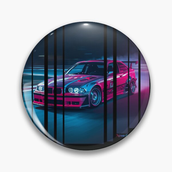 Item preview, B.W36 Power of the 3 series coupe with wide body kit, street racing vibe, high contrast neon colors 9 designed and sold by Neon G.