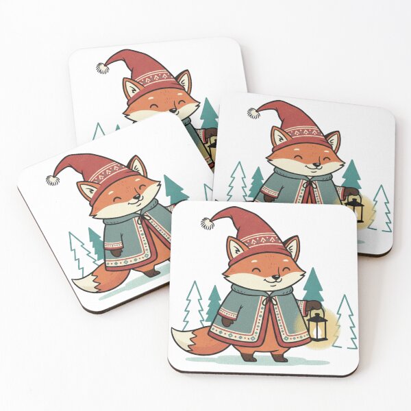 Item preview, Scandinavian Tomte Fox – Vintage Lantern Guardian Christmas Illustration designed and sold by CulturalCurios.