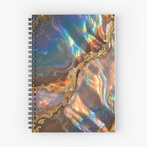 Aperçu de l'œuvre Opal Lava Glow Gold Phone Case créée et vendue par Aurea Geometry.