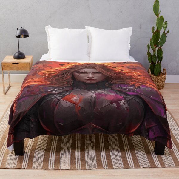 Item preview, Valkyrie of the Burning Storm designed and sold by AbstractAnom.