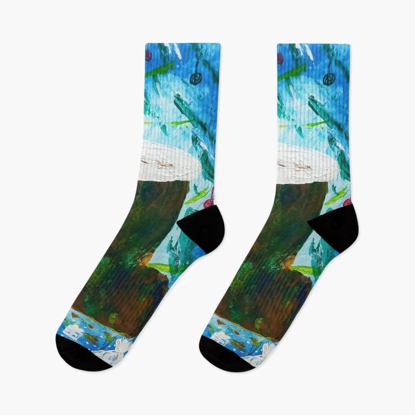 Item preview, No. 127 - Abstraction "Christmas Stocking" designed and sold by Manoella Free Art.