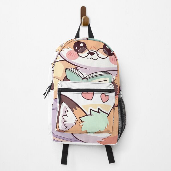 Item preview, Kawaii Fox Reading Book Library Cute Pastel Animal Study designed and sold by GiftsForge.