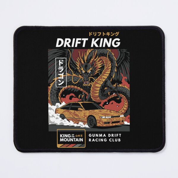 Item preview, Drift King - Drift Car - Dragon - King of The Mountain - JDM Japanese Street Racing Car Culture designed and sold by RaceDayRags.