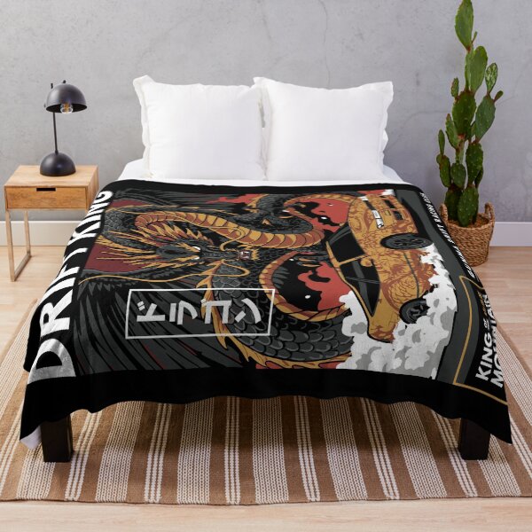 Item preview, Drift King - Drift Car - Dragon - King of The Mountain - JDM Japanese Street Racing Car Culture designed and sold by RaceDayRags.