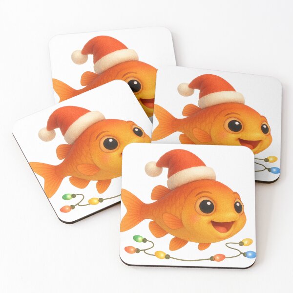 Item preview, Christmas Ember Tetra Fish designed and sold by Sillytoe.
