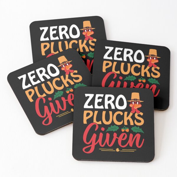 Item preview, Zero Plucks Given Funny Thanksgiving Turkey Design   designed and sold by Maniutek.