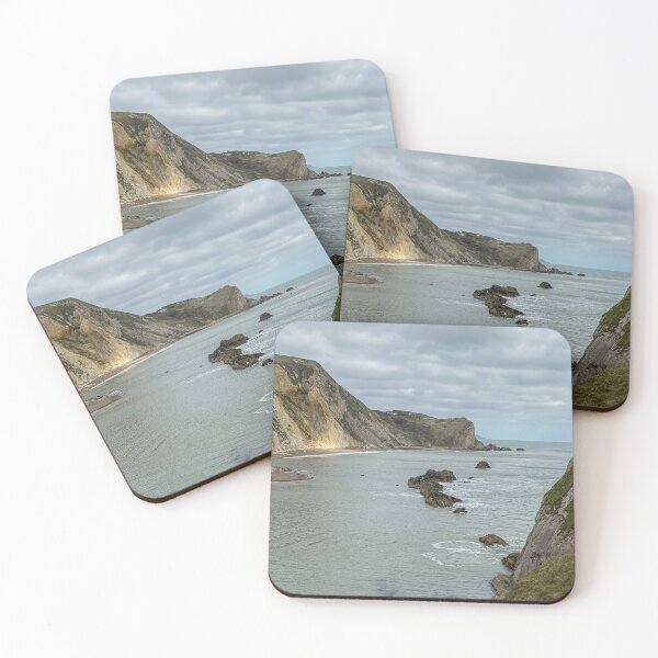 Item preview, Panoramic View of Jurassic Coast Beach and White Cliffs designed and sold by Greysline.