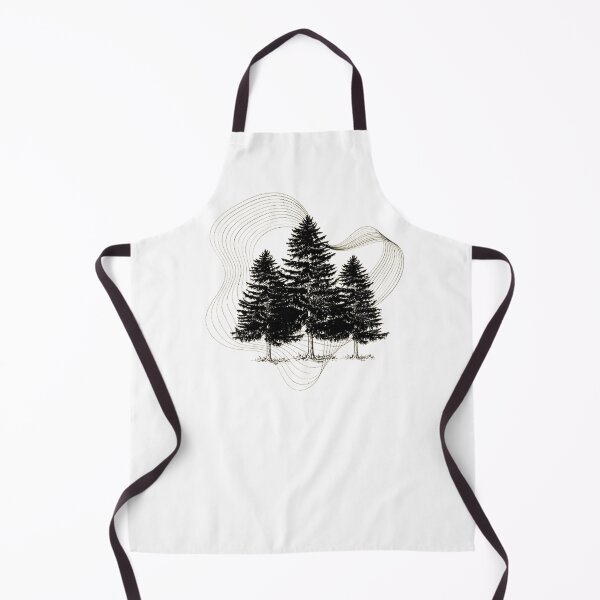 Item preview, Minimalist Forest Pine Trees | Abstract Nature Line Art designed and sold by bloompprint.