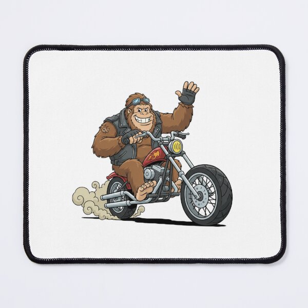 Item preview, sasquatch riding a motorcycle designed and sold by Andersong.