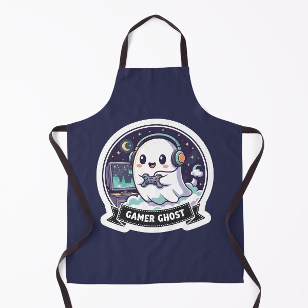 Item preview, Cute Gamer Ghost Kawaii Gaming Art designed and sold by Ekracreatives.