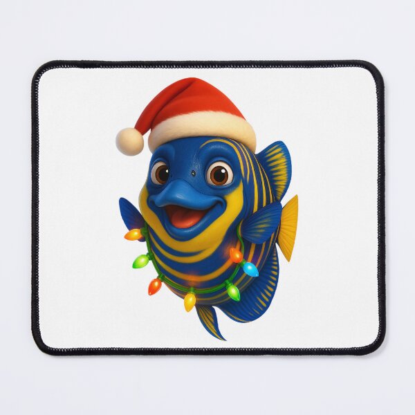 Item preview, Christmas Emperor Angelfish designed and sold by Sillytoe.