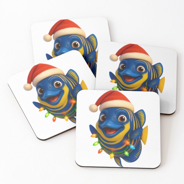 Item preview, Christmas Emperor Angelfish designed and sold by Sillytoe.