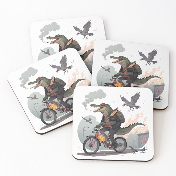 Item preview, Croc Rider with Guitar designed and sold by Fadi Alyaldani.