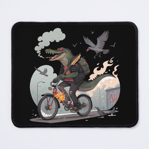 Item preview, Croc Rider with Guitar designed and sold by Fadi Alyaldani.