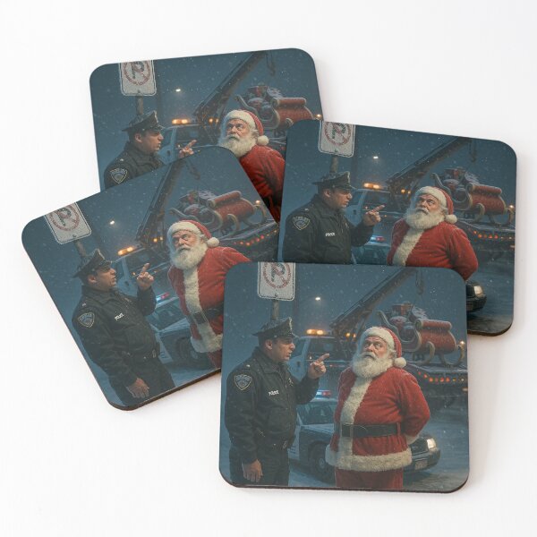 Item preview, Santa Claus and the "No Parking" Sign designed and sold by Sartawsky.