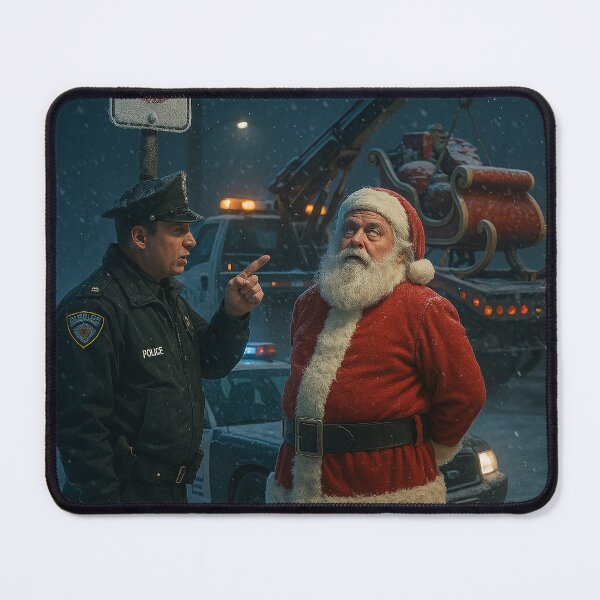 Item preview, Santa Claus and the "No Parking" Sign designed and sold by Sartawsky.