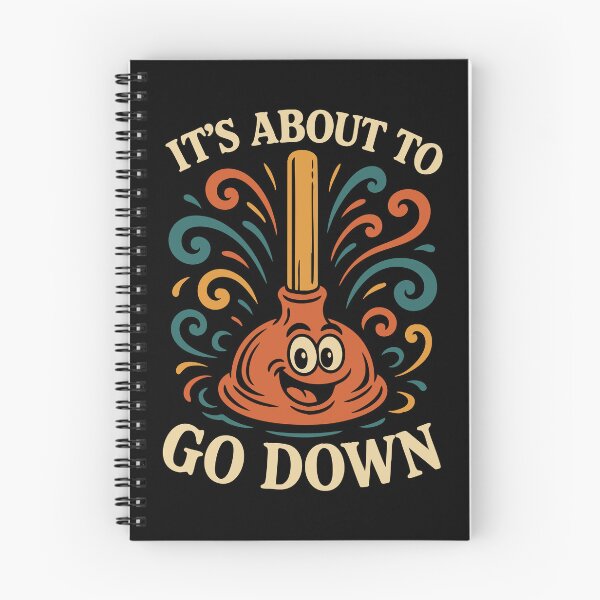 Item preview, It’s About to Go Down Funny Plunger Art designed and sold by Victor Shadehorn.