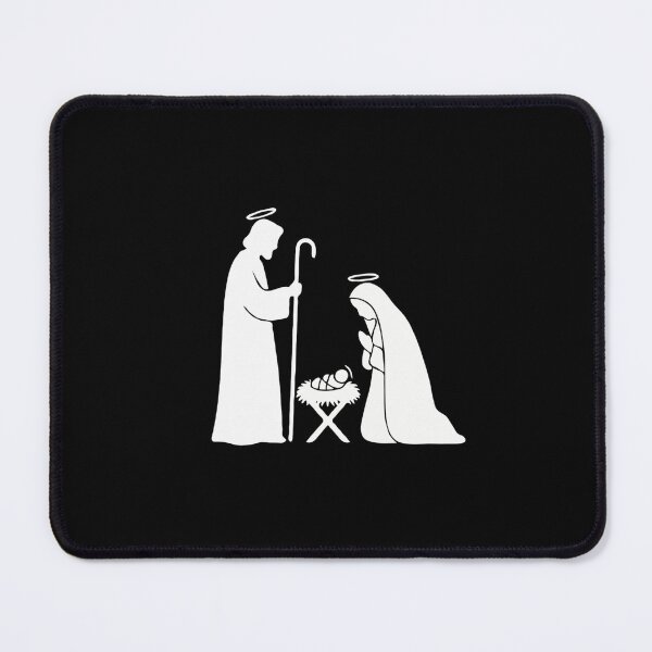Item preview, Holy Family Nativity Silhouette – Minimalist Christmas Art designed and sold by The Real Life Symphony.