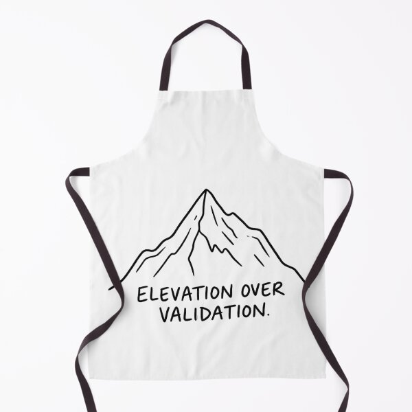 Item preview, Elevation Over Validation - Minimalist Hiking Quote designed and sold by BloomKind.