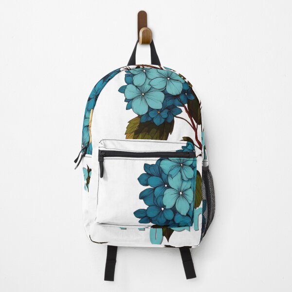 Item preview, Hydrangea Bloom: Botanical Elegance in Blue and Gold designed and sold by ForeverPrintsOK.