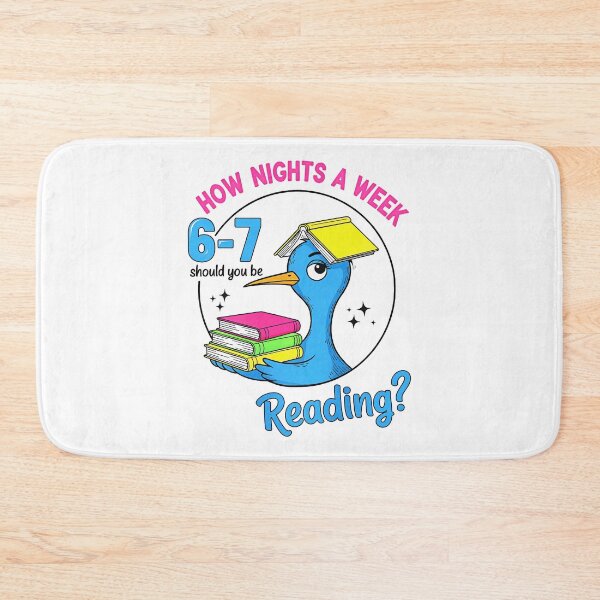 Item preview, How Many Nights A Week Should You Be Reading 6-7 designed and sold by gear-posters.