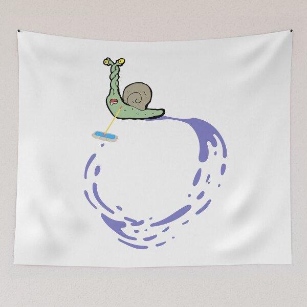 Item preview, Slug Struggle: Endless Cleaning - On White designed and sold by Holy Coast Threads (Formerly ChristianFlower).