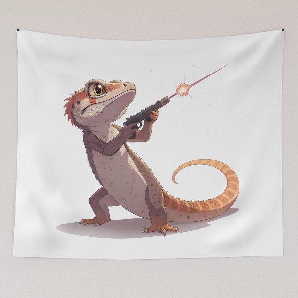Item preview, Galactic Lizard Gunslinger designed and sold by Fadi Alyaldani.