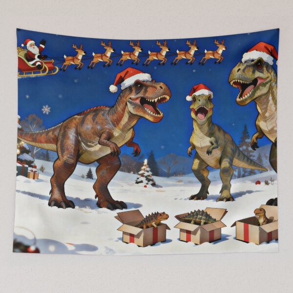 Item preview, Tyrannosaurus Rex-mas designed and sold by Palatinasart.