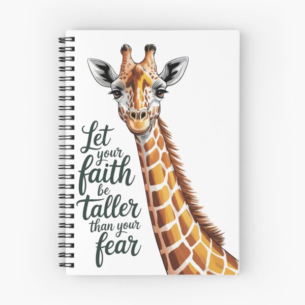 Item preview, et Your Faith Be Taller Than Your Fear. Giraffe Inspiration Art designed and sold by Bliss Find And Design.