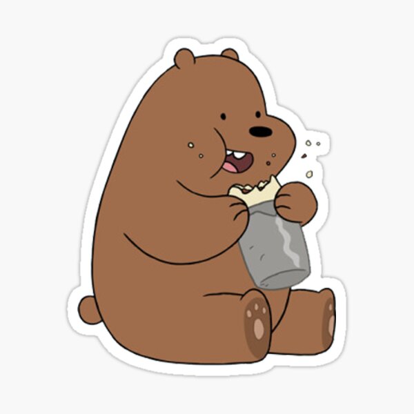 Grizz Burrito Sticker