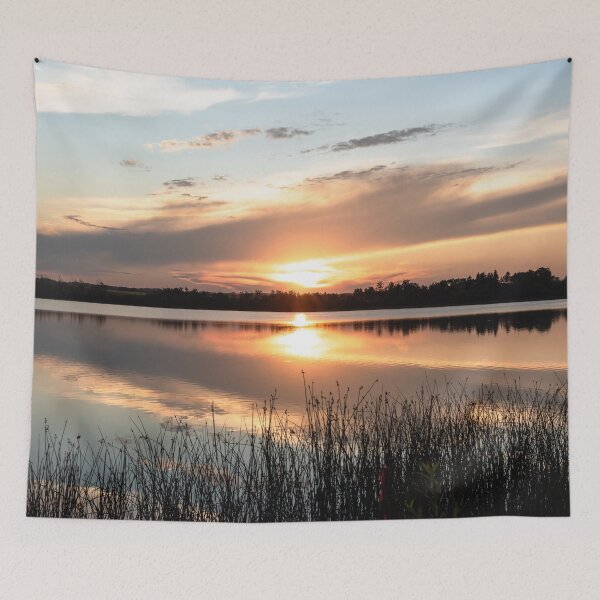Item preview, Summer Sunset View of Lacombe Lake, Alberta designed and sold by Amy Mitchell.