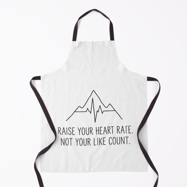 Item preview, Raise Heart Rate Not Like Count - Minimalist Hiking designed and sold by BloomKind.
