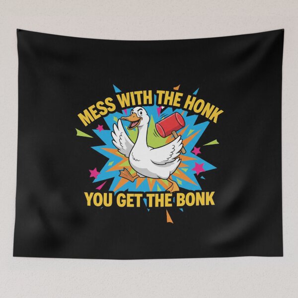 Item preview, Mess With The Honk You Get The Bonk Funny Goose  designed and sold by JustCrafted.