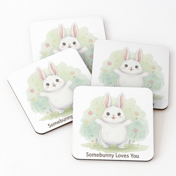 Item preview, Somebody (Somebunny) Loves You designed and sold by KawaiiChibii.