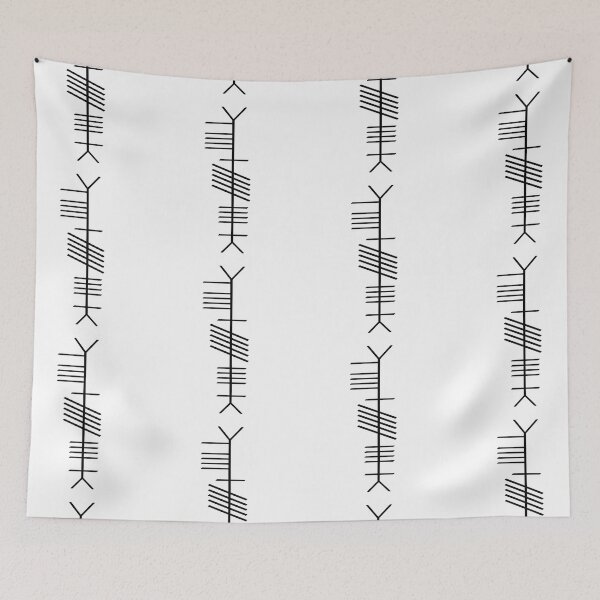 Item preview, Irish Ogham - "Aerach" (Gay) - Black designed and sold by EchoTheBard.
